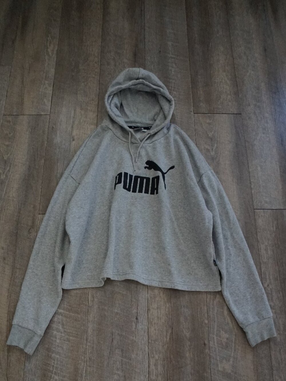 Puma Cropped Top Hooded Sweater